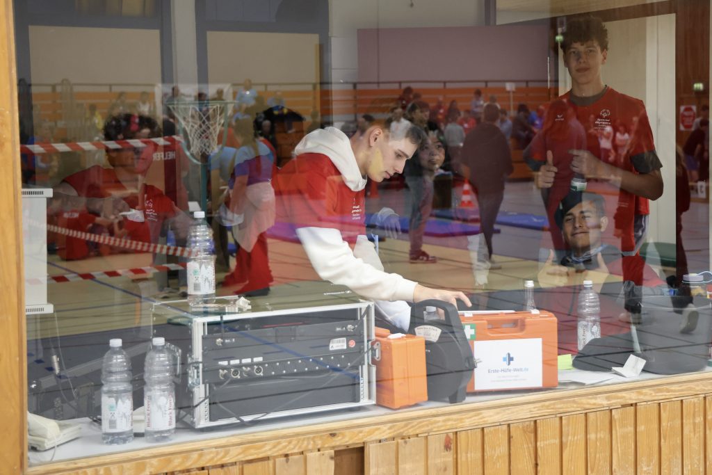 Organisation: Helfer im Einsatz