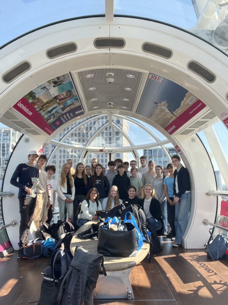 Die Gruppe im London Eye